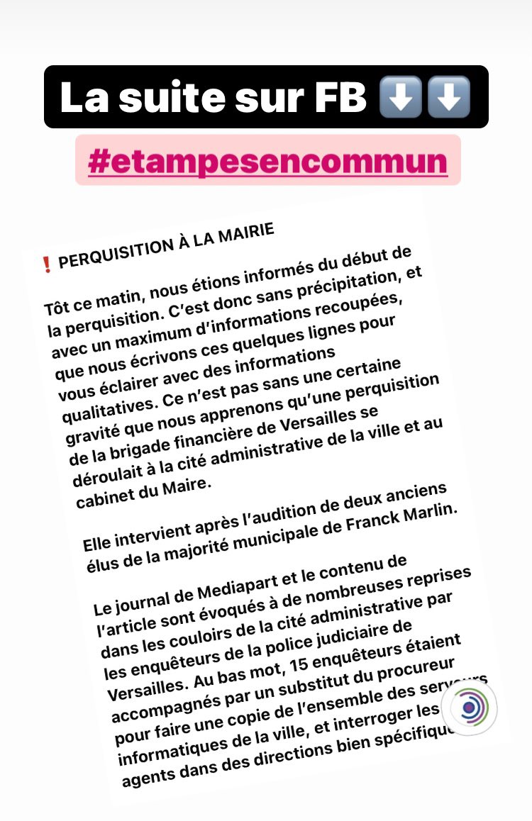 BinetDezert's tweet photo. Perquisition hier à la mairie d’ #etampes . Pour lire nos éclairages c’est ici : https://t.co/RTGpvsDsVE
#etampesencommun https://t.co/kNvZ2YSEa2