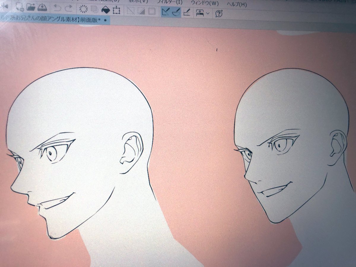 ✨新作素材✨
『ワイルド系イケメンお兄さん』
の顔アングル素材が完成しました🔥

ちょい悪だけど目つきが
ワイルドでカッコいい顔を描く時に役立つ素材です!😈

近日中に【販売スタート】するのですが、、
アンケートで聞きたいことがあります‼️ 