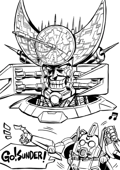 線画ですー。楽しく描けた!! 
