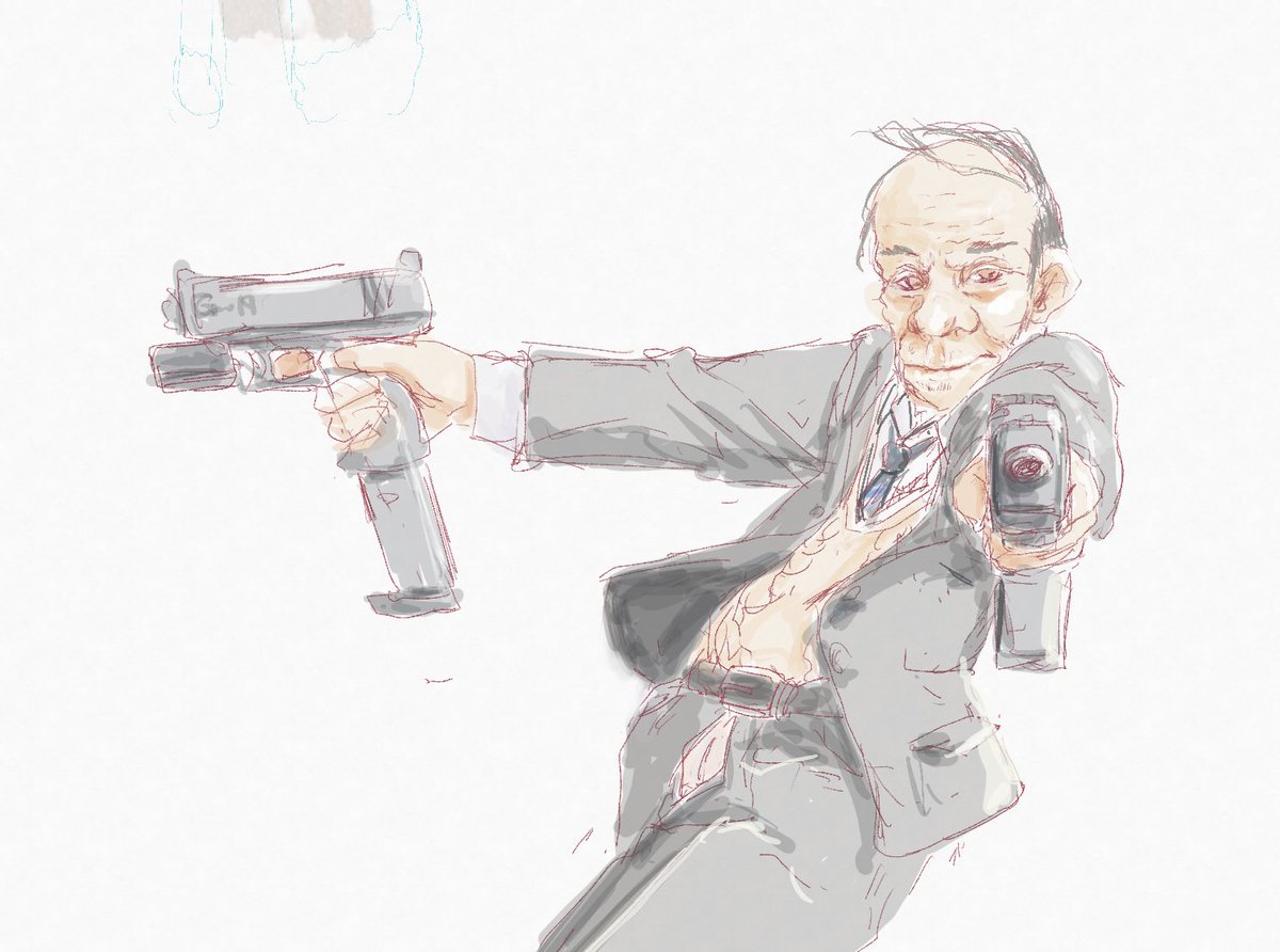 yan7819's tweet photo. #おっさん　#企業戦士　#落書き　#お絵描き　#conceptsapp https://t.co/ckZZyK4f7C