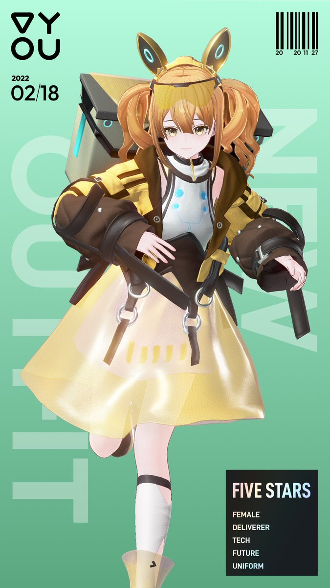 Vyou_Official's tweet photo. 🥰Hello! Update notice for Feb 18th is here!
What kind of outfit will you choose in the Jericho courtyard full of technology? You could become the "Five Stars" that must accomplish the mission, or the hard-working "Antibacterial Guardian". Pick one item to impress your friends✨ https://t.co/dIaSodMYnH