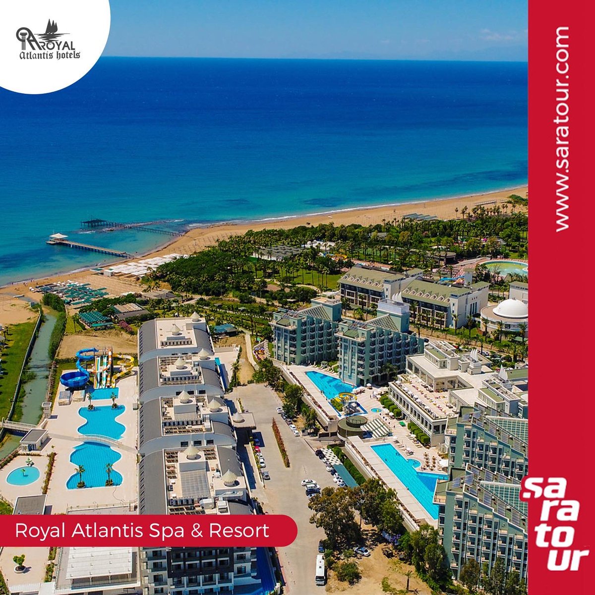 SaraTur26's tweet photo. Royal Atlantis Spa &amp; Resort

📍Side - Antalya

🍽️ Ultra Her Şey Dahil
🌊 Denize Sıfır Konum
✅ Güvenli Turizm Sertifikası
🏷️ Erken Rezervasyon Fiyatları
👨‍👩‍👧‍👦 Aile Oteli
👦🏻 Çocuk Dostu
👩🏻‍🤝‍👨🏻 Balayı Oteli 

☎️ 0222 221 80 89

📱 0545 221 80 89

🌐 https://t.co/3P94g1fF6i https://t.co/24mZsTjQnV