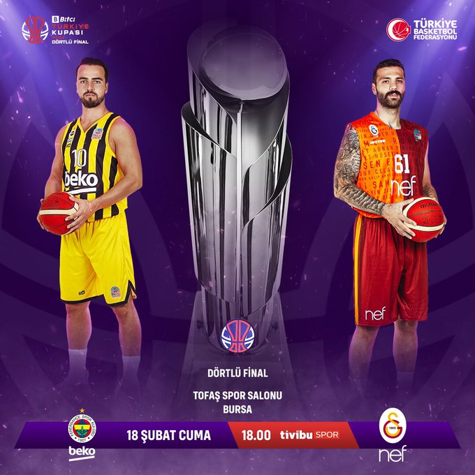 Basketbol Süper Ligi Resmi Hesabının Paylaştığı Derbi Görseli
