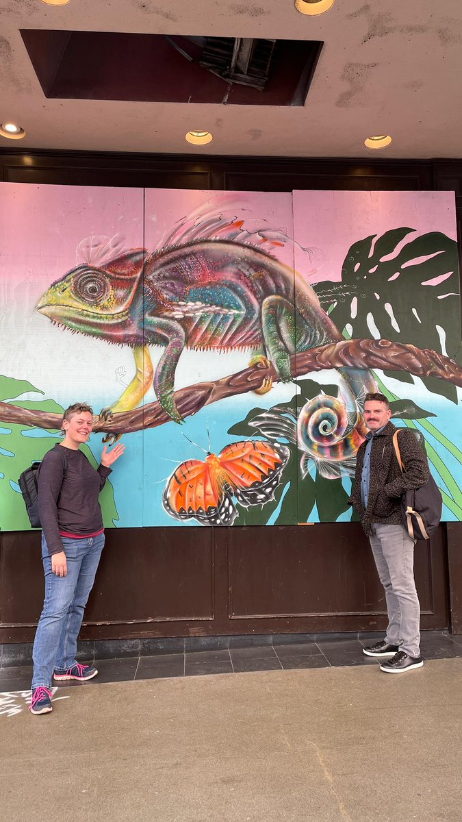 Tim_M_Booth's tweet photo. Fresh chameleon socks...🧦giveaway booth #618 for the first #bps2022 #chameleon #sptlabtech visitors to find the chameleon in #unionsquare @MDarrow7 @Tim_M_Booth @sachadecarlo https://t.co/cCvfDHbzvo