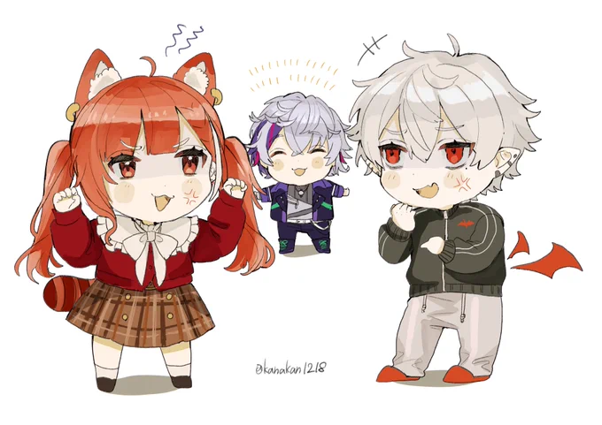 #KuzuArt #ラトアート #絵スコート 

吸血鬼VSレッサーパンダを眺めるホスト 