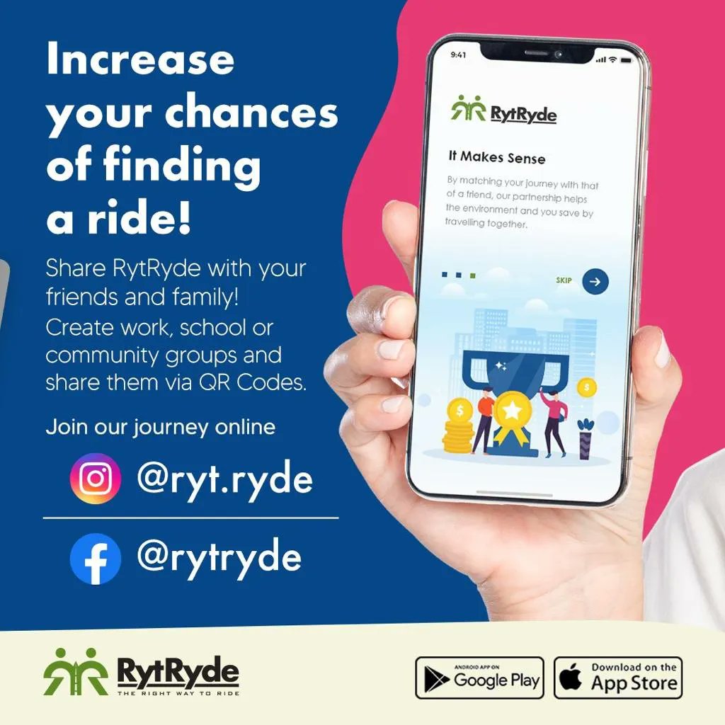 Now you are ready to accept the request, or you will wait for your request to be accepted. On RytRyde you can call and chat with your trusted connection. Scan the QR code and create your groups. 
#download #rytryde #appstore #googleplaystore #rideshare #ClimateAction