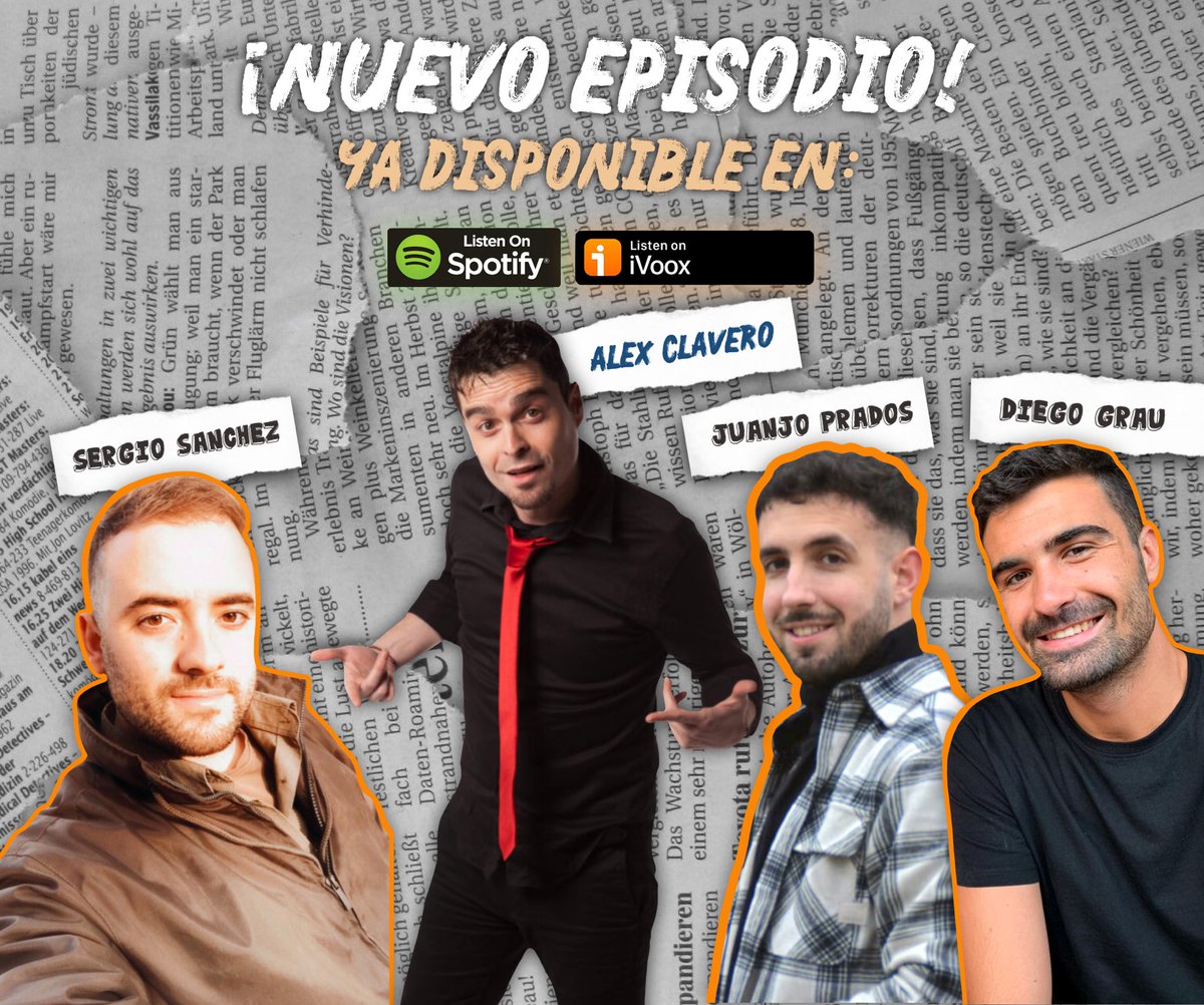 goodmoodpod's tweet photo. ¡Ya está aquí Good Mood 6!

- (01:20) San Valentín/Solterín♥️
- (03:22) ¿Mujer vs Conejo?🥗
- (06:28) Entrevista a @alexclavero81 🎙
- (17:10) 200$ por hacer cola🚶
- (19:58) ¿Llamarías a tu hijo Griezmann-Mbappé?⚽️

¿A qué esperas? ¡Dale al Play! ▶️👇🏼

https://t.co/CrVIsAejFB https://t.co/WsuGpBWbqo