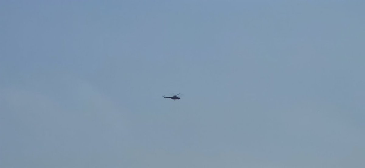 At around 11:18 am today, a military helicopter from the Namsan Air Force was flying and headed for southwest direction and the second one took off and flying for southwest of Namsan at 12:38 pm. Shortly afterwards, a helicopter landed.
#2022Feb18Coup
#WhatsHappeningInMyanmar