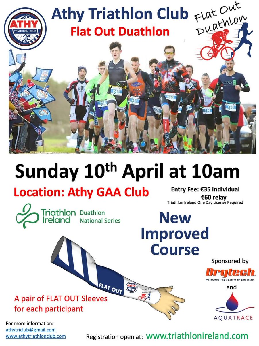 athytriclub's tweet photo. Flat Out Duathlon Sunday 10 April- Run and Bike Routes 😀
Run 
https://t.co/NLG7TDAsN1
Bike
https://t.co/r1dikFhIOI https://t.co/tJLfsOn08h
