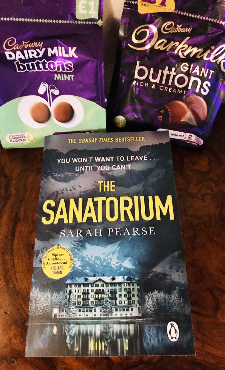 acottageofbooks's tweet photo. #Giveaway #win a copy of The Sanatorium and 2 packs of chocolate. RT &amp; Follow to enter. UK only. Closes 21/02/22 at 8pm. Winner will be announced on 22/02/22. https://t.co/7leaRpXmCm
