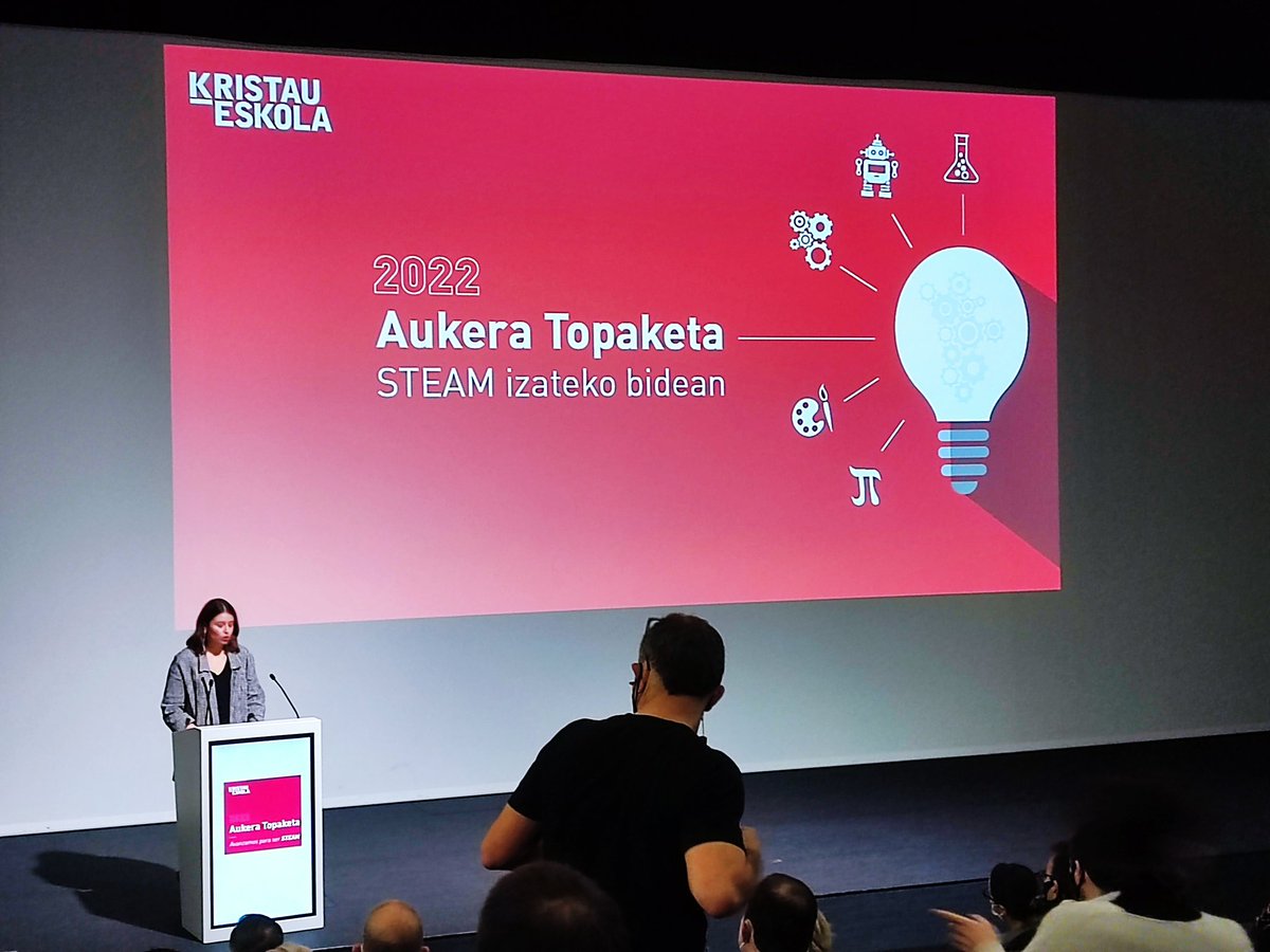 #AukeraTopaketa2022 hasten da. Aurten STEAM ardatz #Aukera #KristauEskola