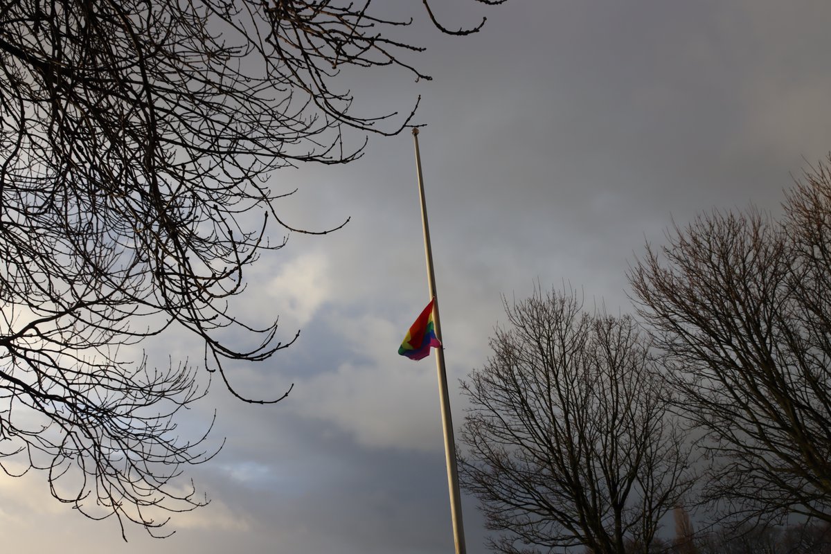 As daylight breaks, our flag is lowered as we remember  Carmel Hodgson. Legendary for her homemade scones and mince pies, her presence on the maternity ward was palpable. The glue that held the team together. The kindest, strongest and funniest colleague and friend. One of us.