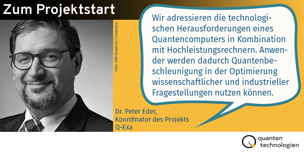 QuantenTech's tweet photo. Bereits im November läutete das Projekt #QExa den Projektbeginn mit einer großen Pressekonferenz ein. Hier kommen nun noch einmal das Ziel und die Perspektiven komprimiert zusammengefasst von Dr. Peter Eder 👇
#Quantencomputer #HPC #Exascale https://t.co/mPHIWAbyzK