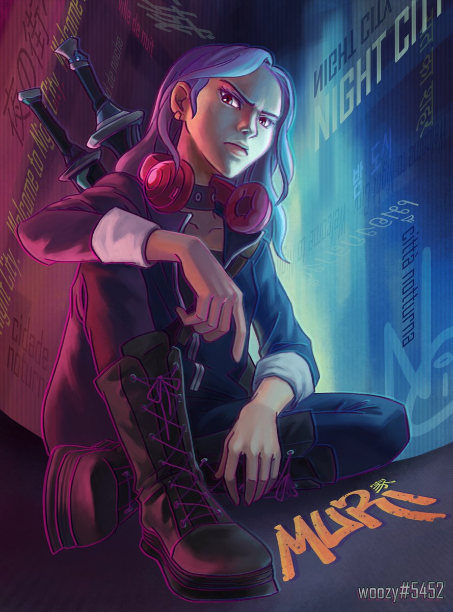 cryptonygaming's tweet photo. Welcome to Night City. #ARTMURI22 https://t.co/2qrd0lBH3g
