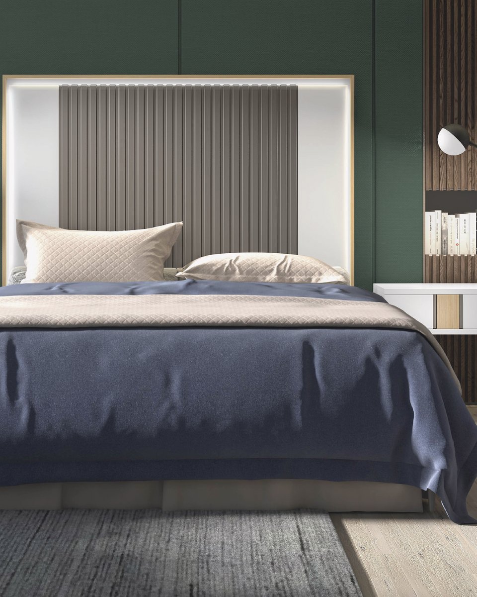 ¿Buscas un punto focal que llame la atención, marque estilo y otorgue personalidad a tu dormitorio? Nuestro cabecero modelo SEPTEM lo tiene todo para ser el protagonista.

+ información en muebleslafabrica.com/tiendas  
….

#tendencias #interiorismo #hogar #decoracion  #madera