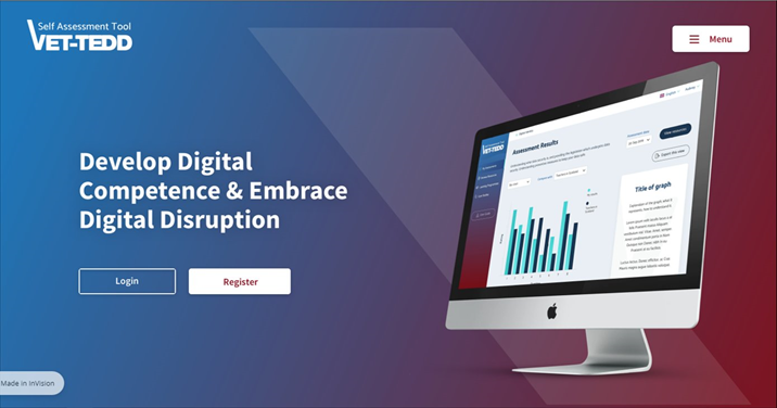 vet_tedd's tweet photo. Did you know that when using our free and accessible Self-Assessment Tool (SAT) you can continually assess your digital competence, with no restrictions on taking assessments? Sign up and start your development journey here: : https://t.co/6BPofgmKx4 #TechnologyEnhancedLearning https://t.co/4zPFtSSx2y