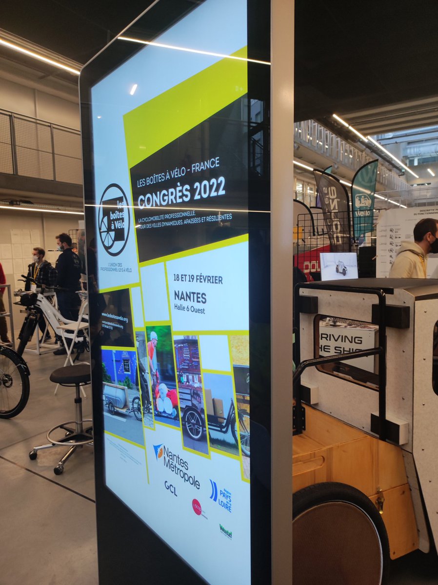 2jours avec @lesboitesavelo congrès 2022 a Nantes. Des idées et des bonnes pratiques autour de l'entrepreneuriat a vélo. <a href="/Montpellier3m/">Montpellier Métropole</a> <a href="/MDelafosse/">Michaël Delafosse - Maire de Montpellier</a>  <a href="/VelociteMtp/">Vélocité Montpellier</a>