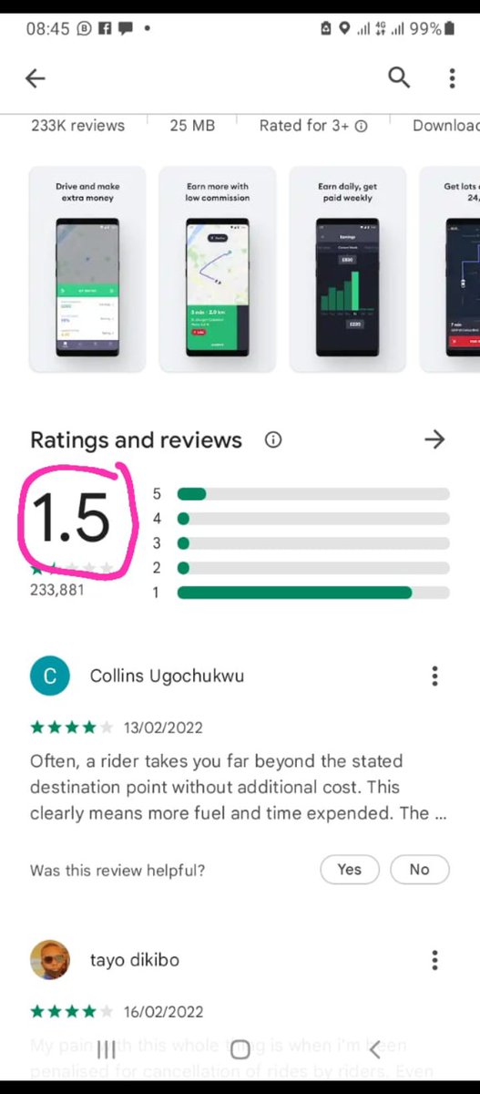 morhakon47's tweet photo. ...juat to keep smiling to the bank, not minding what the drivers go through. Well, drivers have decided to rate the bolt app 1 star on the app store. #boltmustgo.
@MOTPA_NG @ayoadeibraheem1 @PedpaNGA @ehailingStakeho @UnitedUpdac @ProVisionLogis1 @woye1 @MobilePunch @followlasg https://t.co/e3C7PFksXG