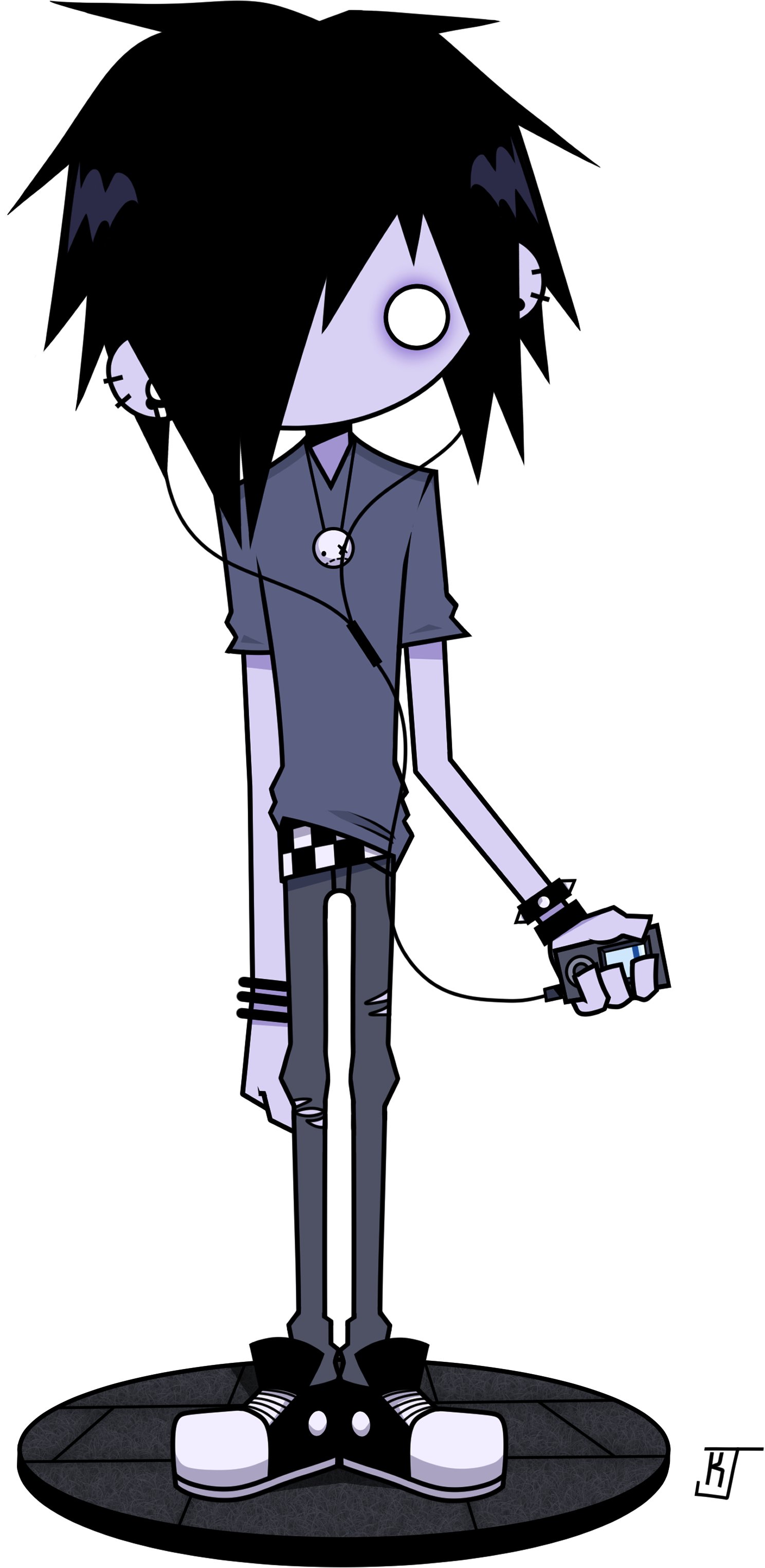 emo boy ,,, aka Casper by WhiteoutGhost on DeviantArt