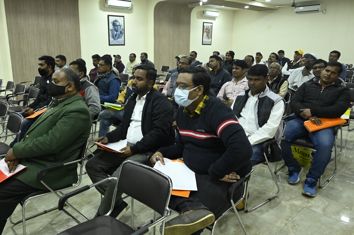 NCL_SINGRAULI's tweet photo. To boost the availability and utilization of Draglines, NCL is imparting special training on ‘Improvement in Operational &amp; Maintenance practices of Draglines’. More than 65 Engineers, Supervisors, Operators, Fitters, Electricians are taking part in the program.
#MyNCL https://t.co/WhBuaQuDPV