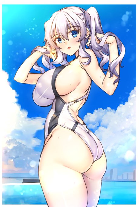 「highleg swimsuit」 illustration images(Latest)