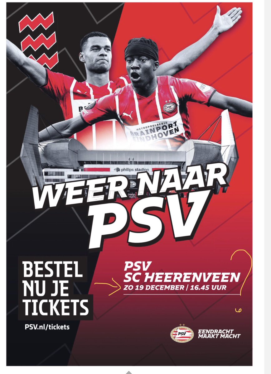 ingebaten's tweet photo. @PSV #advertentie in #ED digitale krant; ik ben van plan om a.s. zondag 20 feb al naar #PSV-#Heerenveen te gaan (ipv zo 19 december). #oudeadvertentieopmaak gebruikt? https://t.co/o1r6TskrAp