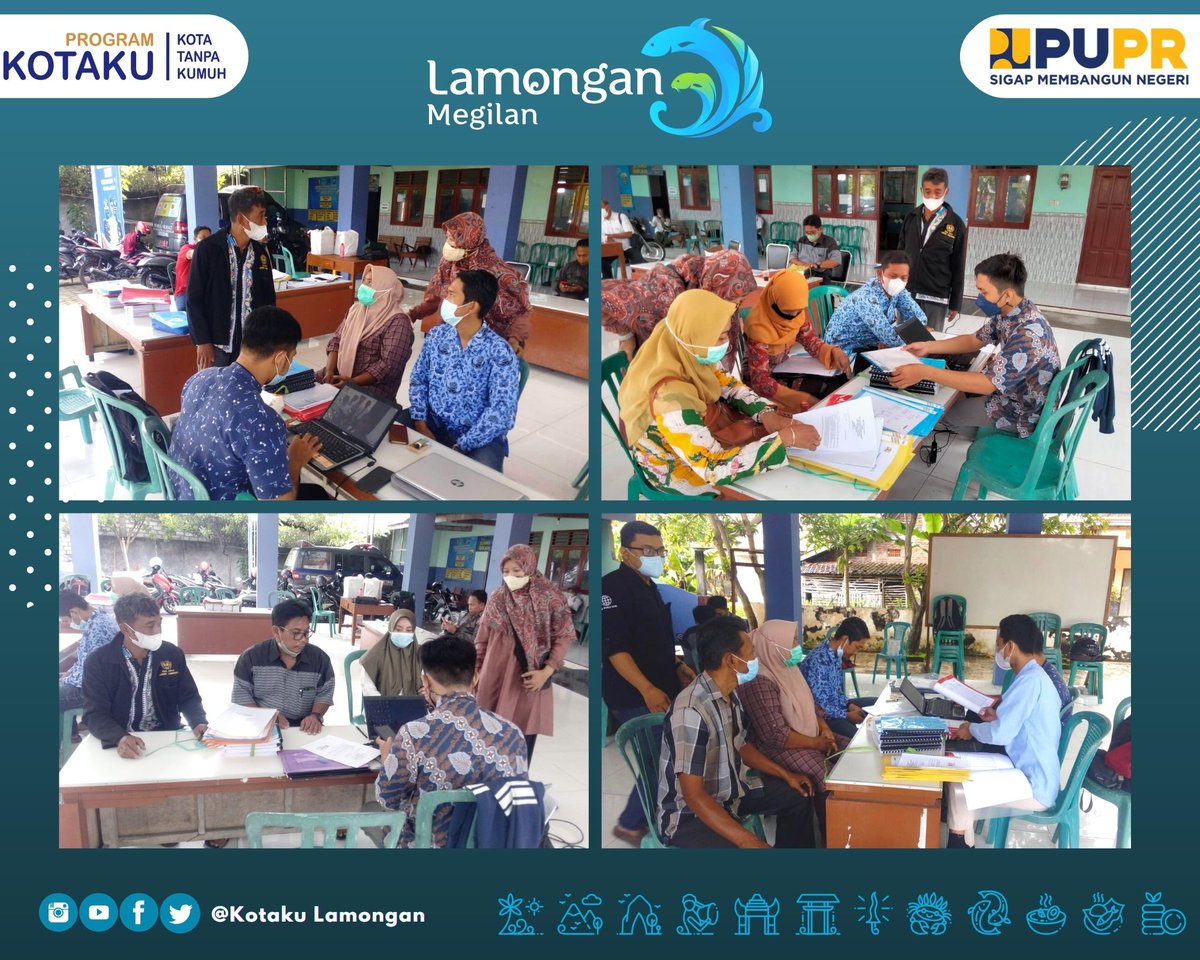 osp3jatim's tweet photo. Giat pada hari ini KOTAKU LAMONGAN.  Melaksanakan Kegiatan Audit Lokasi CFW tahun buku 2021 Kec. Lamongan yang dilaksanakan di Balai Desa Sumberjo.

Pelaksanaan Kegiatan ini sudah menerapkan Protokol Kesehatan.

Tetap Semangat KOTAKU LAMONGAN.... 🙋‍♂️🙋‍♀️ https://t.co/syuekJoEiR