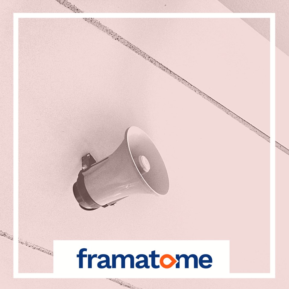 [Tests alarmes Framatome ] 📢

Le site Framatome de Romans-sur-Isère va procéder à des essais de son réseau d’alarmes criticité ce vendredi 18 février de 13h30 à 16 heures.

#test #alarme #framatome