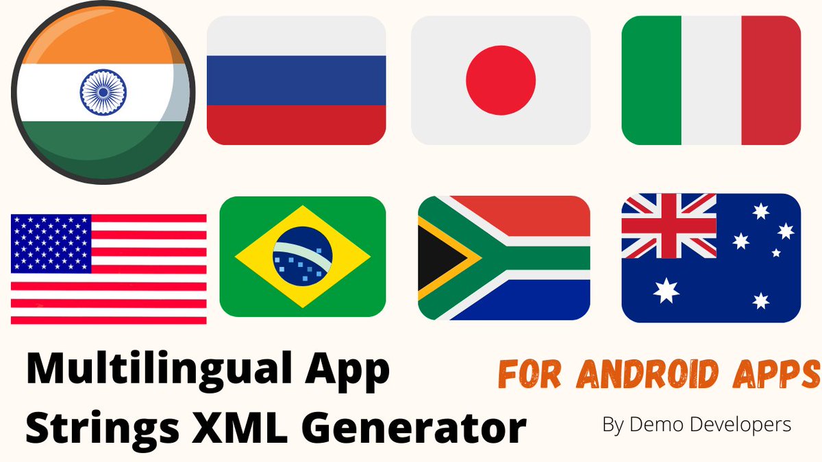 DemoDevelopers's tweet image. Multilingual App For Android Apps 

Do you want to support multilingual function in your apps? Try Multilingual App which can help you generate strings.xml file for different languages. 
microsoft.com/store/apps/9NZ…

#MultilingualApp #DemoDevelopers #Android #Localization #Translation
