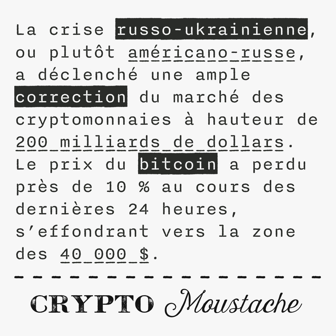 Lisez notre article sur cryptomoustache.fr !

#cryptomonnaie #cryptomonnaies #cryptomonnaiefrance #cryptomoustache #crypto #actualités #actualité
#magazine #blog #crash #cryptocrash #correction #bitcoin #ethereum #monero #ripple #altcoin #marché #bourse #trading