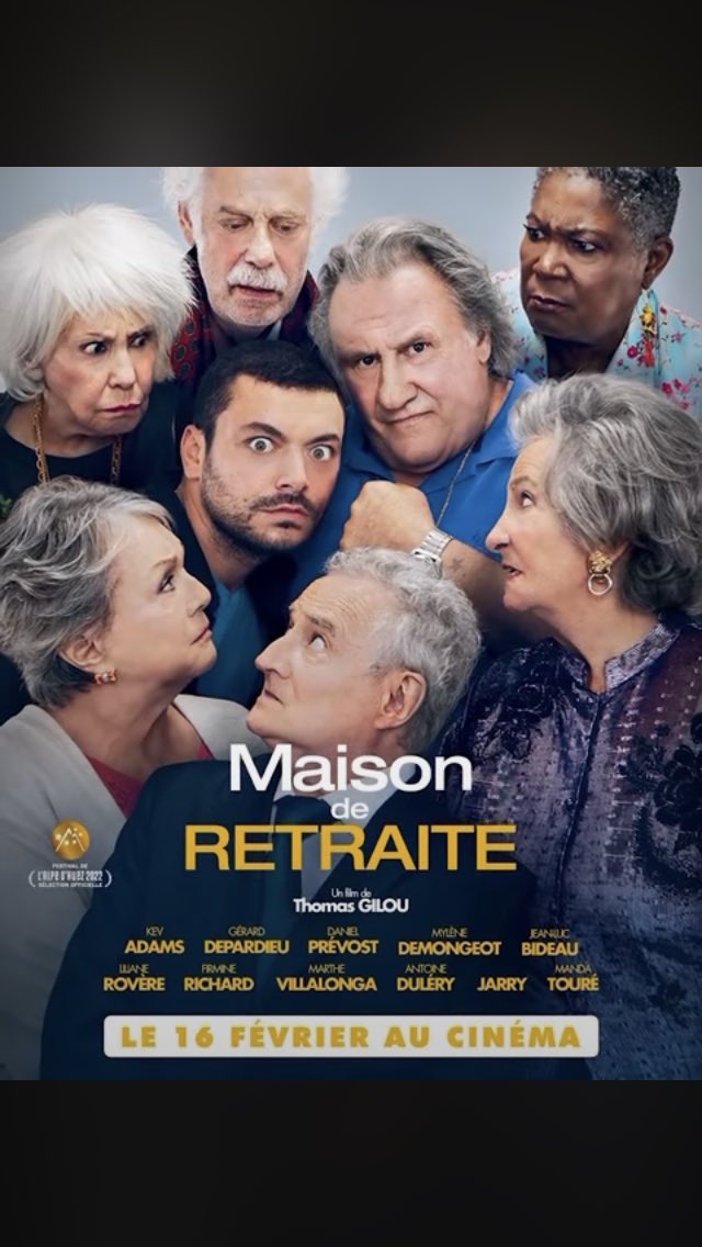 Ce film m’a prouver l’importance qu’avait les personnes âgées , merci @kevadamsss pour ce film mêlant humour,peur de l’inconnue et puis surtout beaucoup d’émotion bravo aussi à tout les acteurs. Ce film viens de ce classer dans mon top 3 😍😍💪🏻👏🏻 #Maisonderetraite #Kevadams