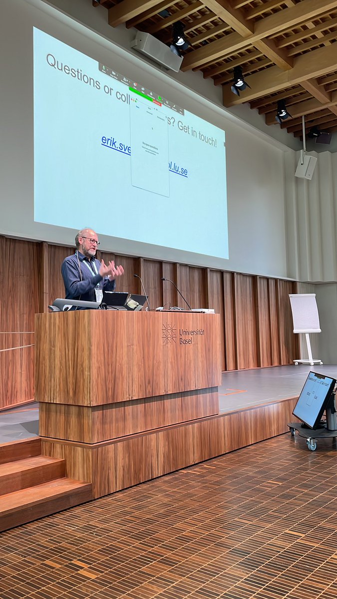 Biology22 Basel (@biology22basel) on Twitter photo Starting the second day of #biology22basel with a great talk by <a href="/EvolOdonata/">Erik Svensson</a> on thermal plasticity in Odonata and Ostriches! Starting the second day of #biology22basel with a great talk by <a href="/EvolOdonata/">Erik Svensson</a> on thermal plasticity in Odonata and Ostriches!