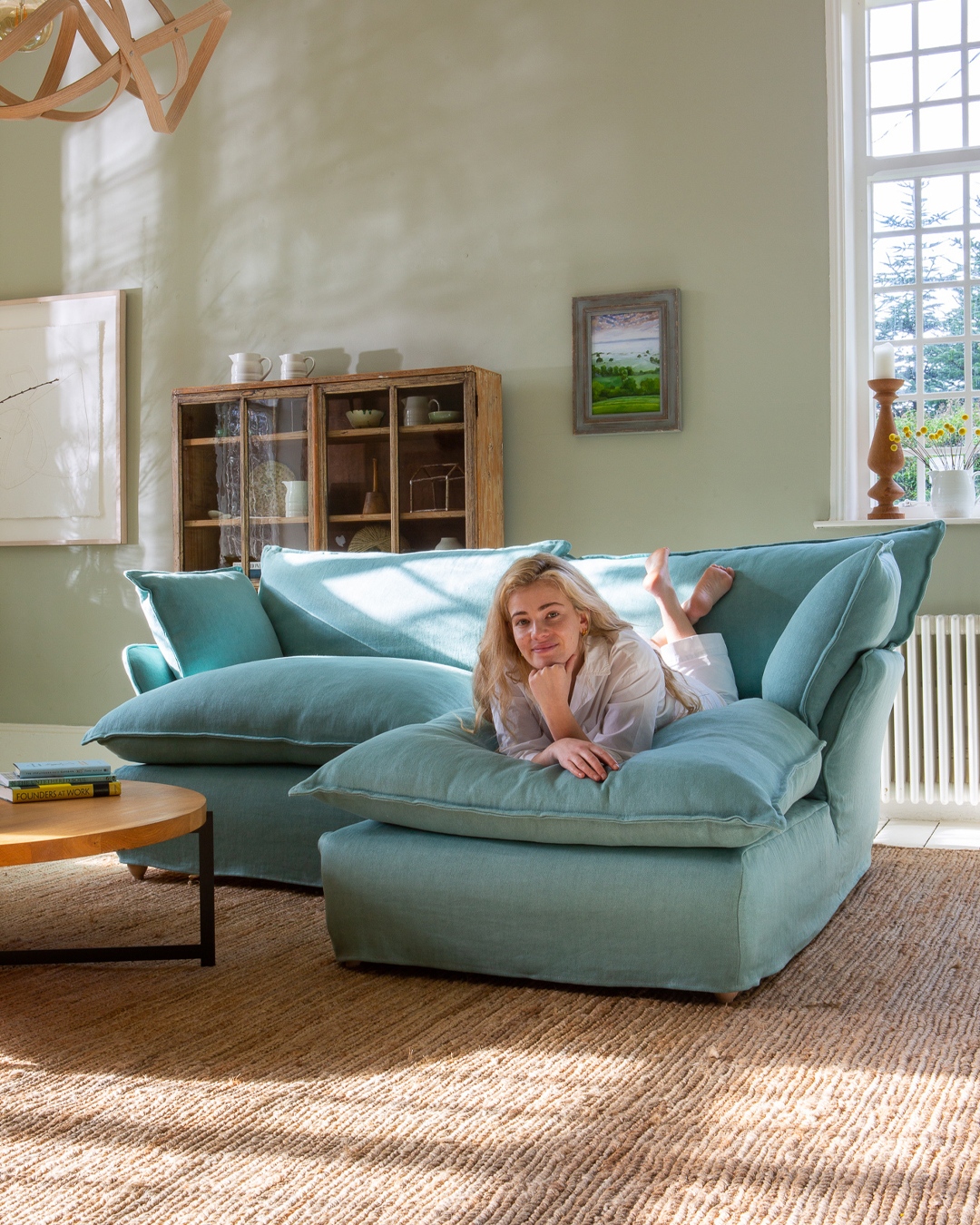 Maker and outlet son armchair