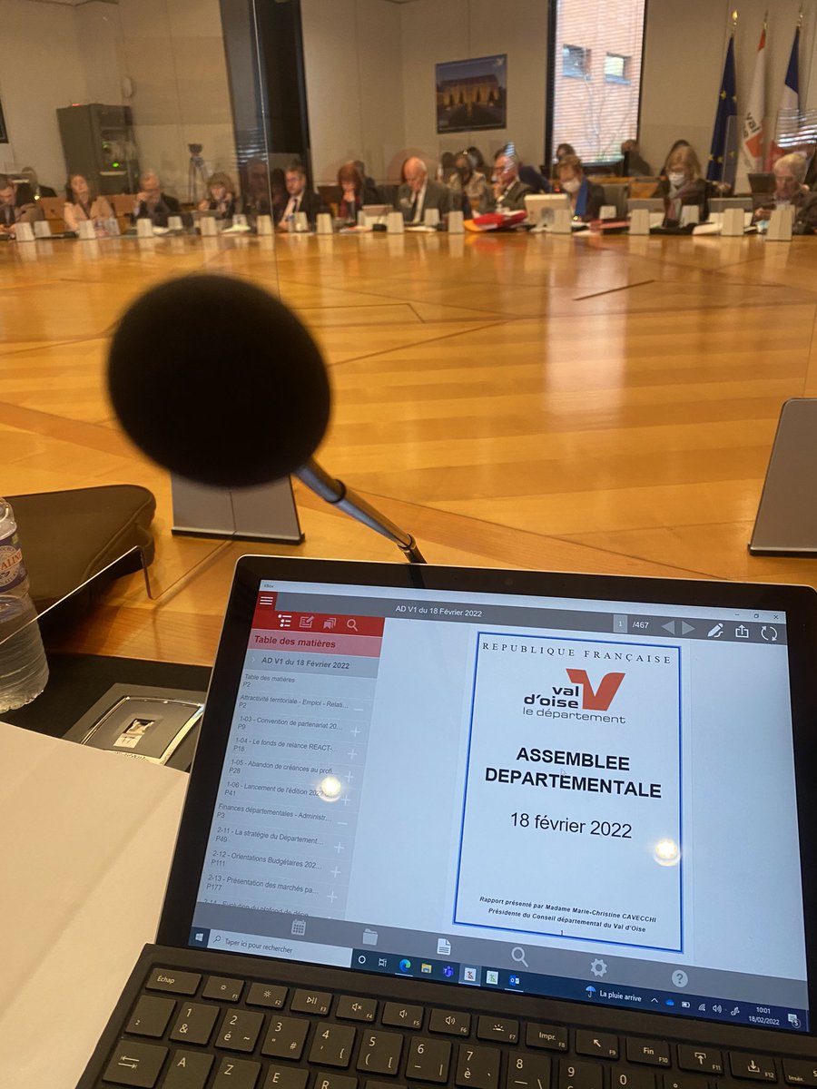 thomas_vatel's tweet photo. En séance au Conseil Départemental Au programme notamment,les orientations budgétaires et une stratégie ambitieuse pour la mandature 2022 - 2028.
Pour ma part je vais présenter les actions spécifiques relatives à la prévention et à la lutte contre les violences faites aux femmes https://t.co/WlAgv9XRr9