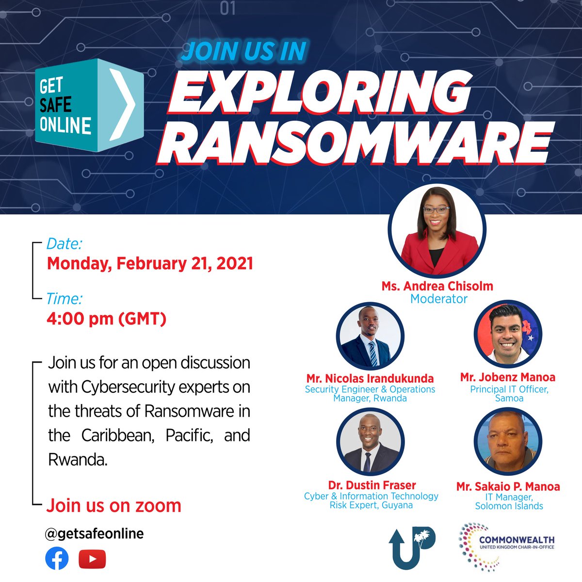 Our very own the Ops Manager <a href="/I_nicola5/">Nicolas</a> gonna be sharing all about #Ransomware on Monday 21st 6PM Kigali time. 

Here’s the reg link us06web.zoom.us/webinar/regist…

<a href="/africacybercom/">Africa Cybersecurity Consortium (ACC)</a> #CyberinRw
