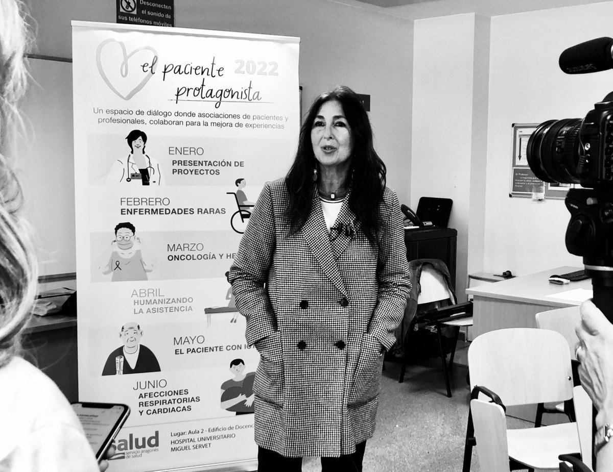 Los pacientes son el centro del sistema. Los profesionales y los espacios evolucionan... Las personas con #EnfermedadesRaras se sienten en ocasiones fuera. Contar con un espacio en el hospital dedicado a ellas es una de nuestras propuestas💙
#elpacienteprotagonista #salud #Aragón