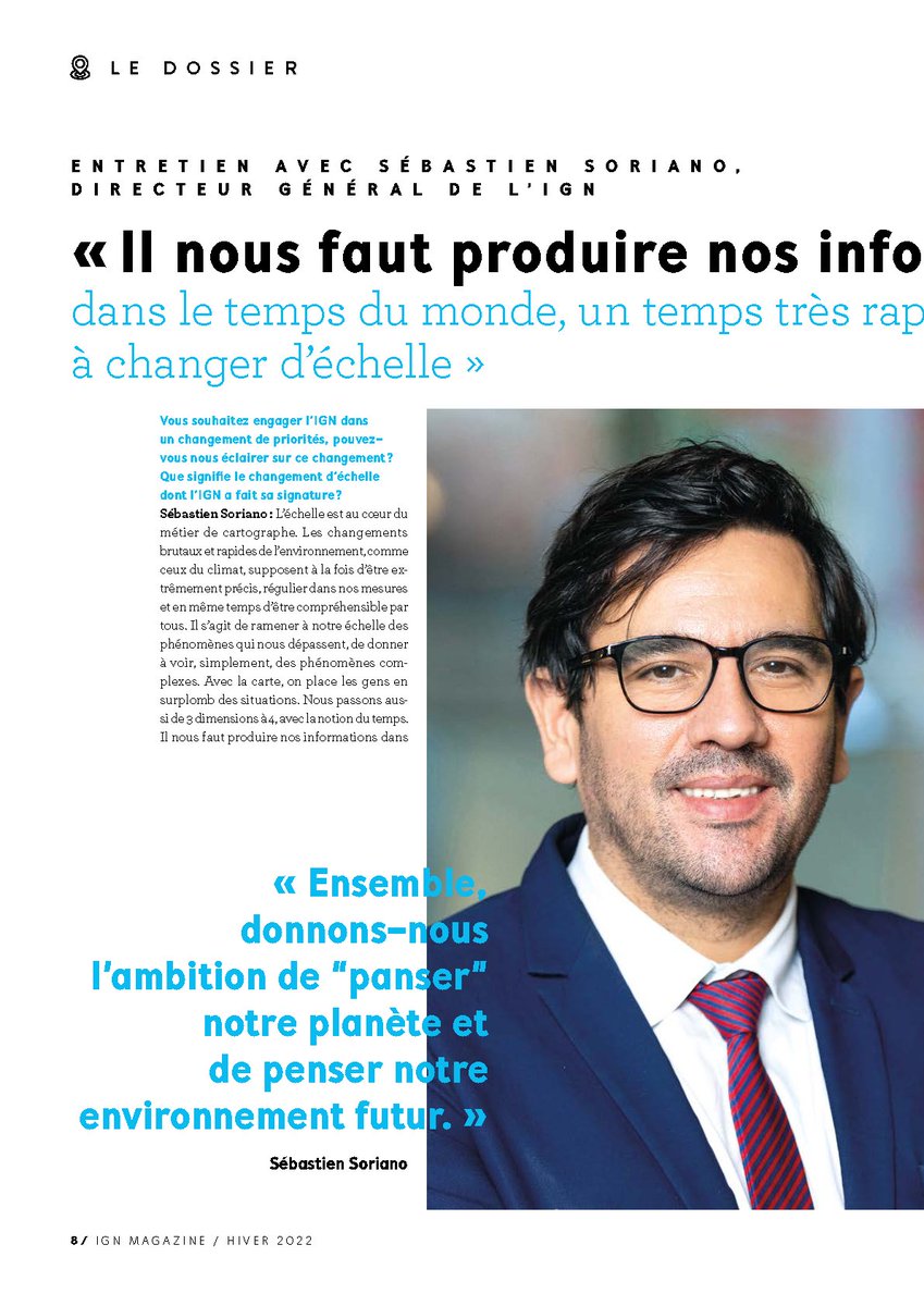 CanFre's tweet photo. #VendrediLecture #IGNMagazine n° 105
"CHANGER D’ÉCHELLE La nouvelle boussole de l’#IGN"
📘 Edito de @thierry_lambert "Le pilotage par la donnée : un tournant pour la conduite et l’évaluation de l’action publique"
📗 Entretien avec @sorianotech
📕...
👉 https://t.co/IfSV0ky1rs https://t.co/pUpQfSLdhm
