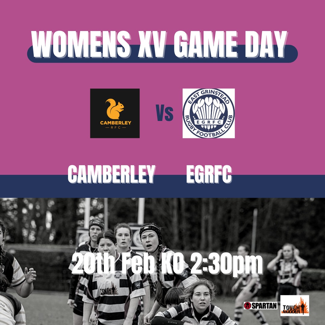 RugbyEGRFC's tweet photo. TEAM'S UP 🔥 EG Women AWAY vs Camberley RFC   Sun 24th 🏉 Kick Up a STORM Ladies 🌪 COYG's!!

📍 Camberley RFC / ⏰ Kick off 2:30pm
https://t.co/pDe9Wb82p5

EG Women's League Table: https://t.co/BYYgJwKrrR

Shirt Sponsors: @SpartanRace @ToughMudder

#egrfc #womensrugby https://t.co/x9DkzAee7u