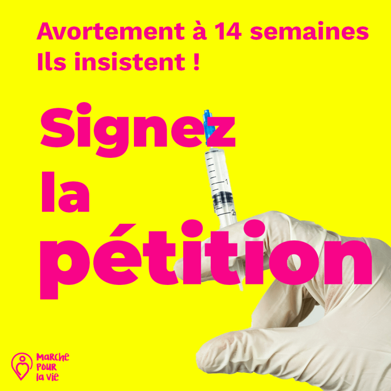 🗓 J-5 avant la lecture définitive de la #PPLIVG. 
Une poignée de députés idéologues s'acharnent contre la vie naissante. 

Rejoignez les 25 000 signataires de la pétition >  
enmarchepourlavie.fr/petition_contr…