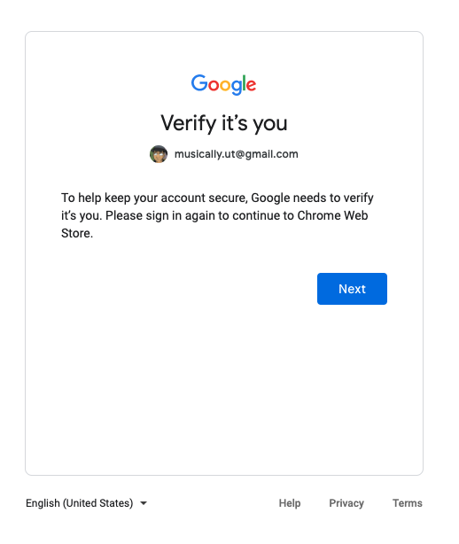 musically_ut's tweet photo. Am wondering what possible #uxdesign  reason could be there to:

 1. not let the user choose a #Google Accounts on the first screen, 
 2. allowing it on the next screen, but then sending the user back to the first screen with the "correct" account selected?

🤔 https://t.co/AqOabuZ28w