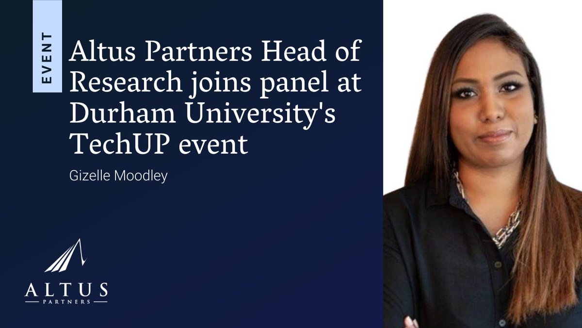 Altus_Partners's tweet photo. With the finance industry market booming, it's crucial now more than ever to know how to expertly navigate your way through the interview process. Luckily, Altus Partners Head of Research will be sharing her wisdom alongside an expert panel at Durham University's TechUp event. https://t.co/tWtJm8XGlj