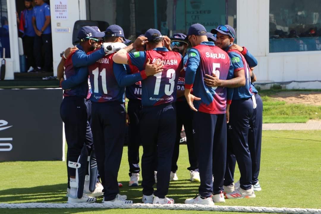 sunildhamala5's tweet photo. Congratulations 👏👏🇳🇵🏏
team is looking strong,
And doing well!
Don't lose while doing good!
convert it into victory!
If keep playing like this,
the #t20WorldCup is not far away!
Best wishes for upcoming matches! https://t.co/pbBIzr5p12