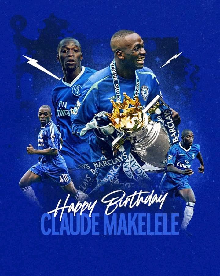 Happy Birthday to you, Claude Makelele!      