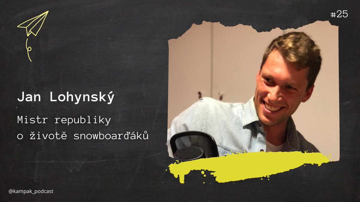 kampak_podcast's tweet photo. Jedinou zlatou z letošní olympiády má Česko ze snowboardu. Mistr ČR ve slopestyle snoboardingu @JanLohynsky proto v novém rozhovoru posílá vzkaz pro Vojtu Kotka a Jirku Mádla a popisuje, co je třeba obětovat profesionální kariéře. 🏂
👉 https://t.co/l48SwrOw67 https://t.co/C5M0ErxaWI