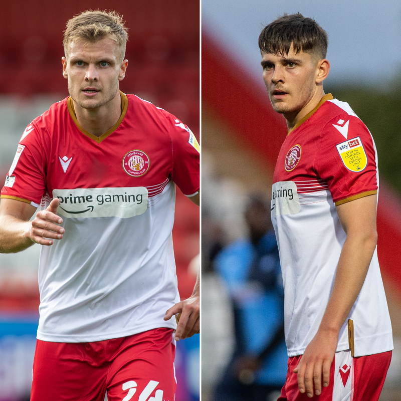 StevenageFC's tweet photo. Loan moves for duo... 👇

Ross Marshall ➡️ @BarnetFC
Jack Smith ➡️ @KTFCOfficial