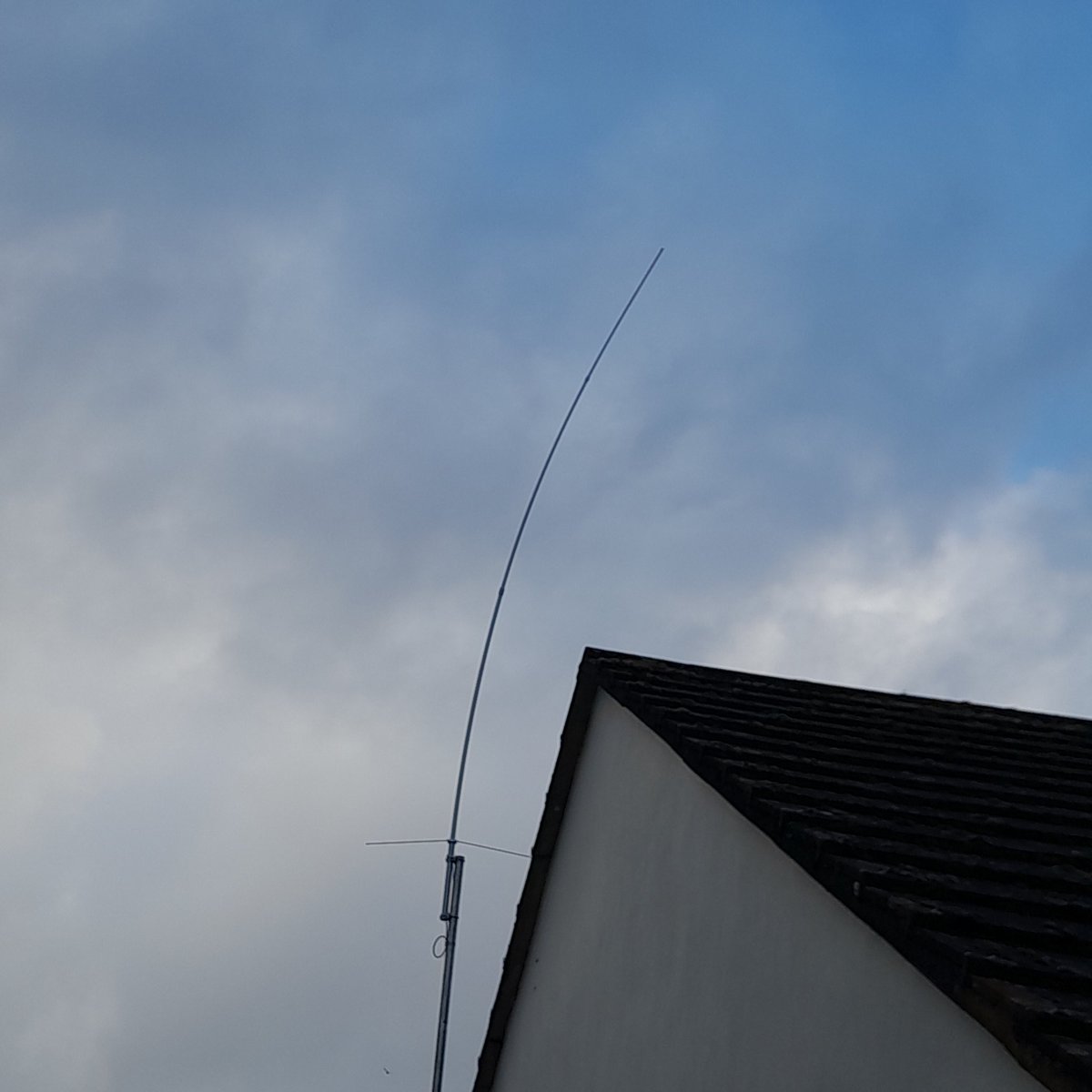 #diamondx510 in #stormunice #hamradio #hamanntenna . Doing well this one so far so good
