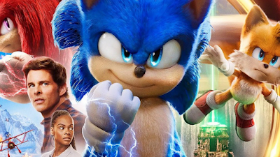 Sonic 2: The Movie has a new poster, which includes a playful reference to SEGA's original blue hedgehog video game https://t.co/AZ7lMrgUNl https://t.co/HAlAZRwiqf