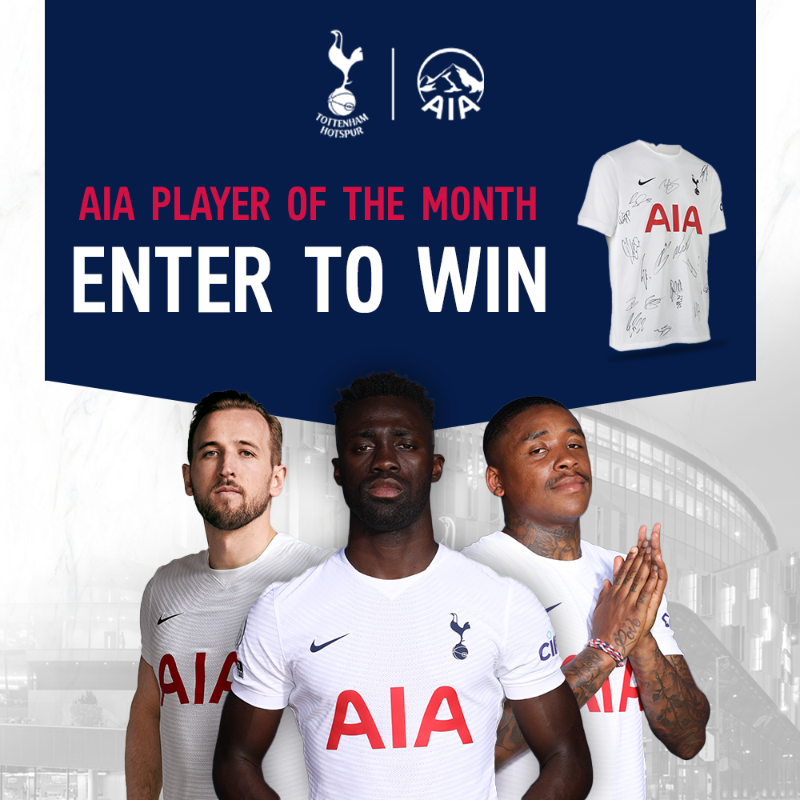SpursOfficial's tweet photo. Here’s your chance to win a signed Tottenham Hotspur Shirt 🤩

Vote for your AIA Player of the Month and be in with the chance to win! ⤵️