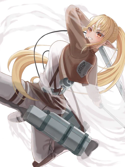 調査兵団フレア
#しらぬえ 
#進撃の巨人 