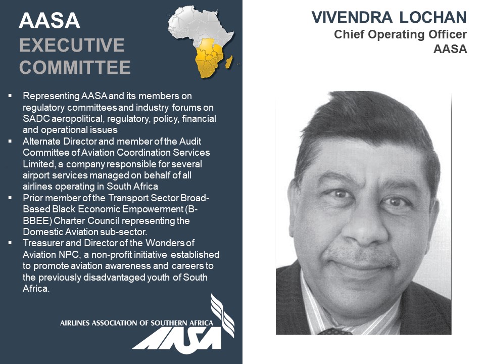 AirlinesAssocof's tweet photo. AASA’s strategies and position are guided by its EXCO which comprises the association’s executives and Southern African airline CEO’s. #AASA #Leadership #RegionalRecovery
Learn more: https://t.co/bdJsyDX0FI https://t.co/v6FuSIXQGA